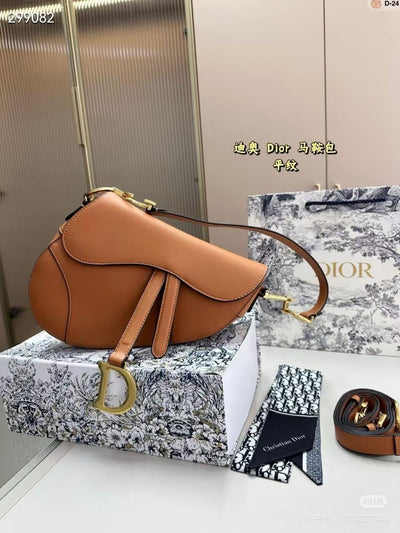 DINA BROWN BAG (COW LEATHER)