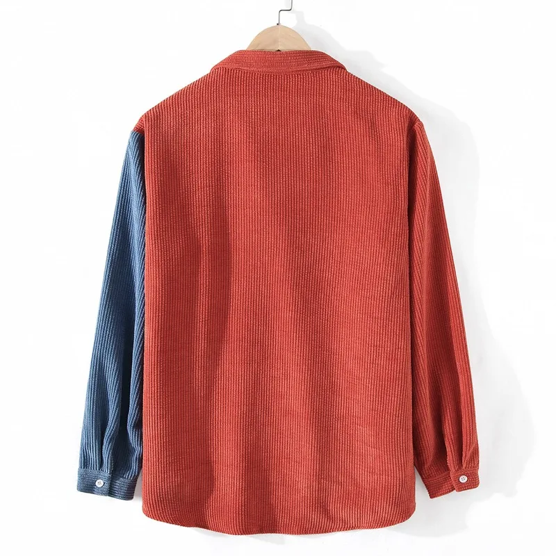 Corduroy knoopsluiting met split 