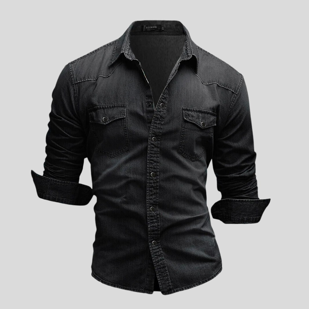 Viki™ - Modern Denim Shirt