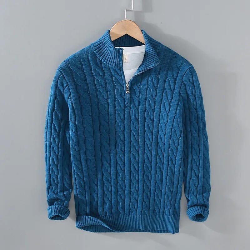 OLAF | PULL ZIPPÉ NORDIQUE EN MAILLE 