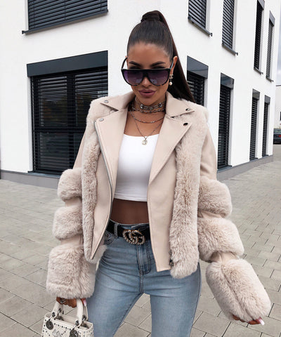 FAUX FUR JACKET ANDRIZKA