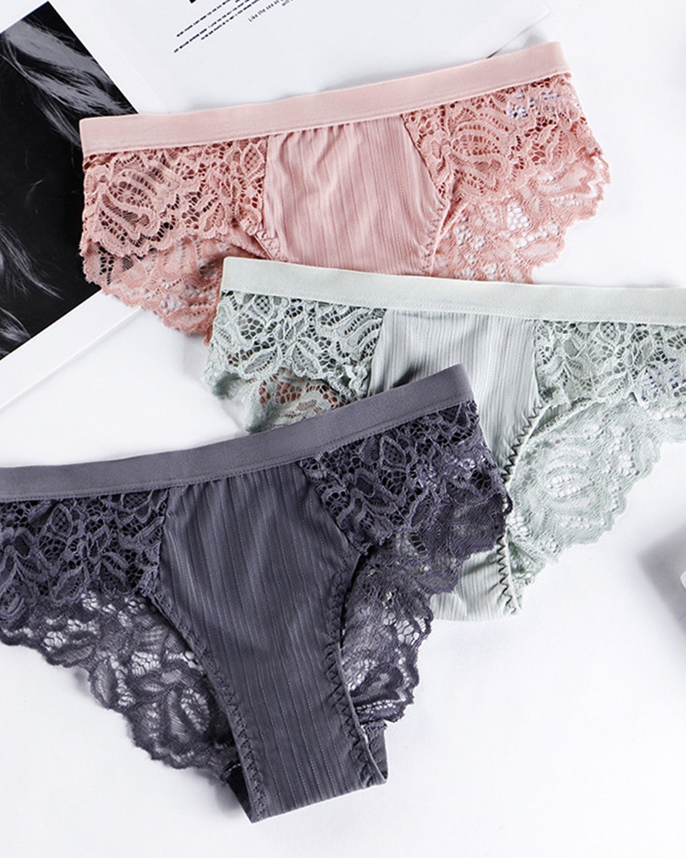 Sexy Hollow Lace Underwear