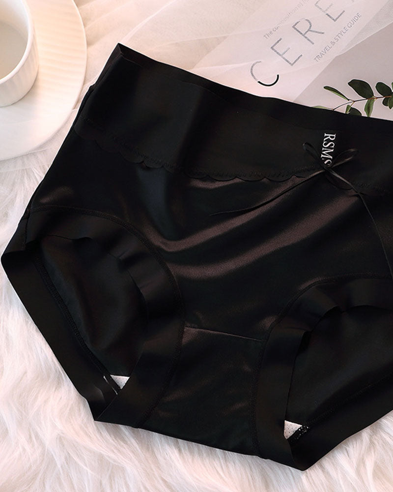 Luxury Light High Waist Waist Corset Satin Panties