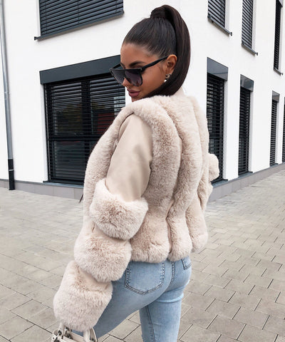 FAUX FUR JACKET ANDRIZKA