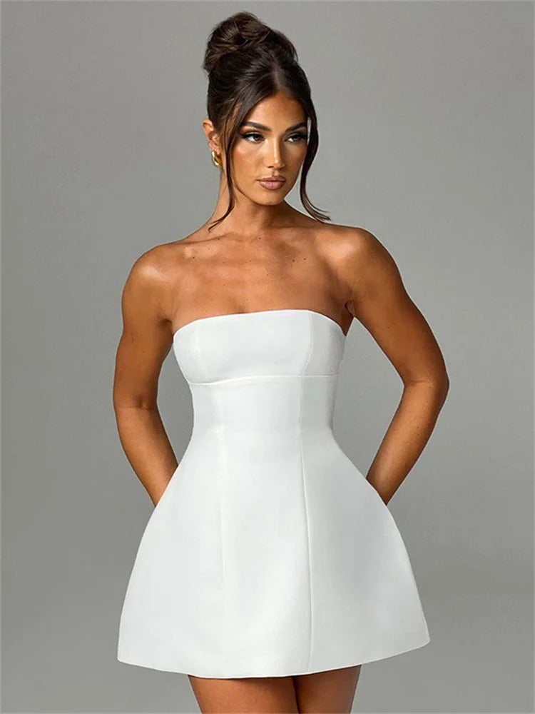 EVE | CHIC STRAPLESS MINI DRESS
