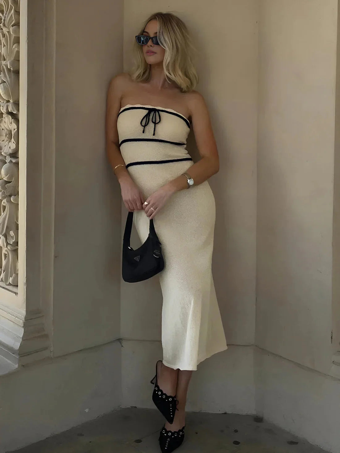 Brit & Boho™ I Kaia Knotted Tube Dress