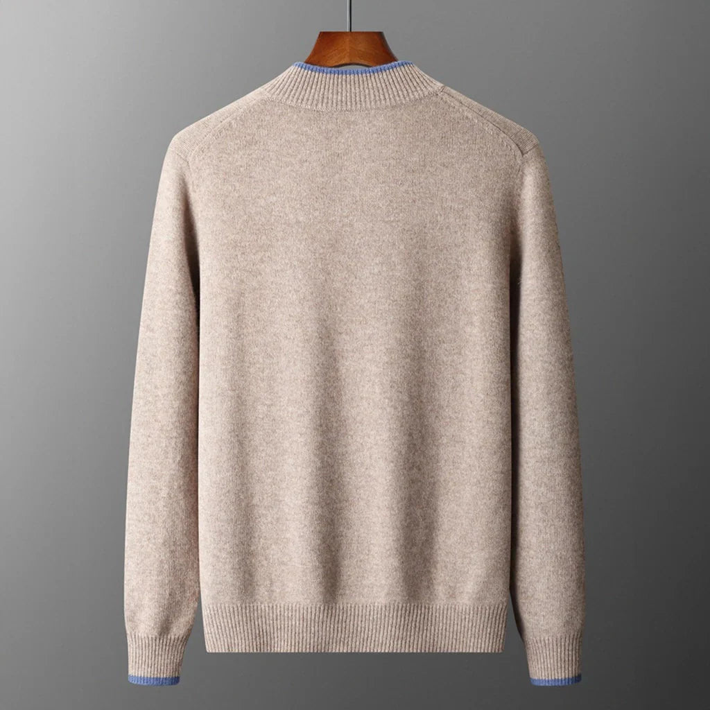 OAKLEY | CARDIGAN ZIPPÉ EN LAINE DE QUALITÉ SUPÉRIEURE