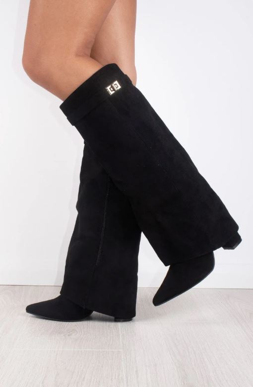 Brit & Boho™ I Lafran Suede High Knee Boots