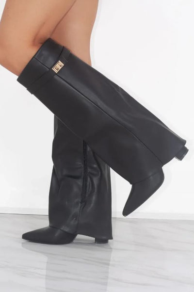 Brit & Boho™ I Lafran Suede High Knee Boots