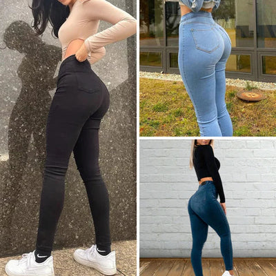 Brit & Boho™ I Alyssa High Waisted Denim Jeans