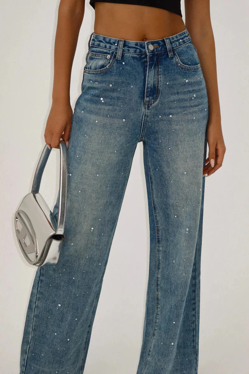 Brit & Boho™️ I Neslie Aqua Jeans