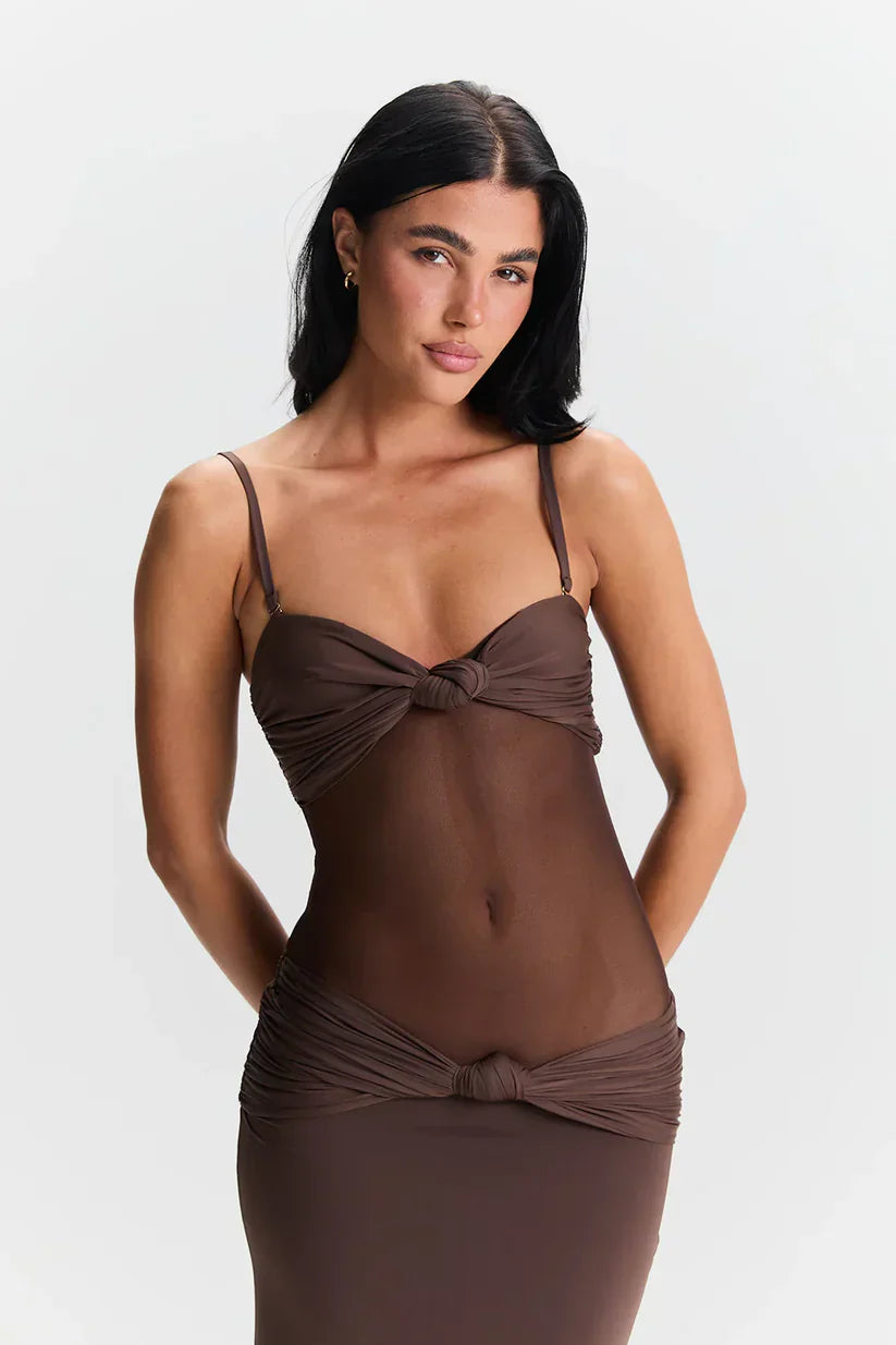 Zola | Maxi Dress with Removable Shoulder Straps