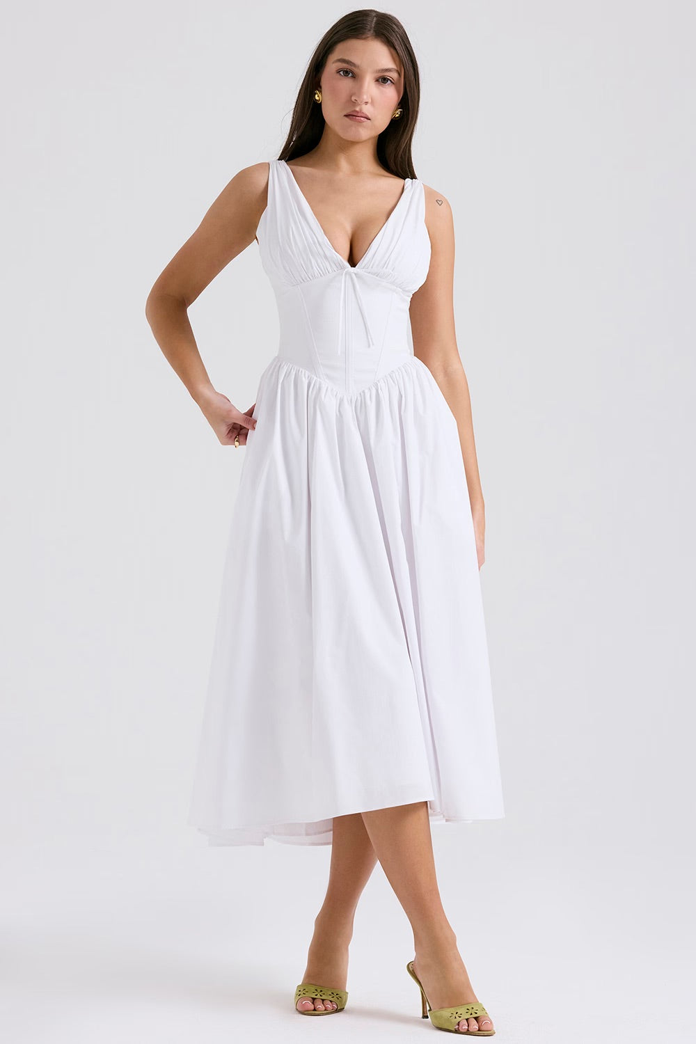 Giulietta | Summer Midi Dress with Colorful Flowers