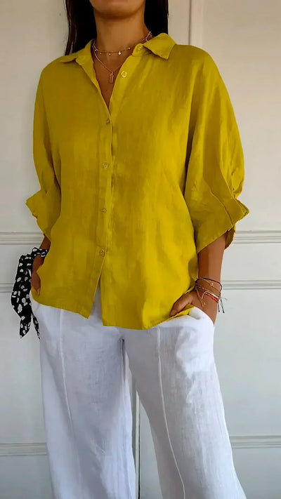 Viki – Relaxed Button-Up Shirt