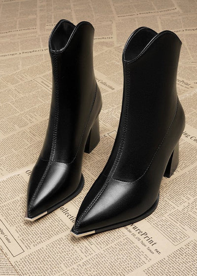 Viki – Pointed Toe Ankle Boots
