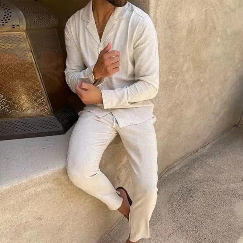 Viki Fashion men® | Summer Linen Men's Set