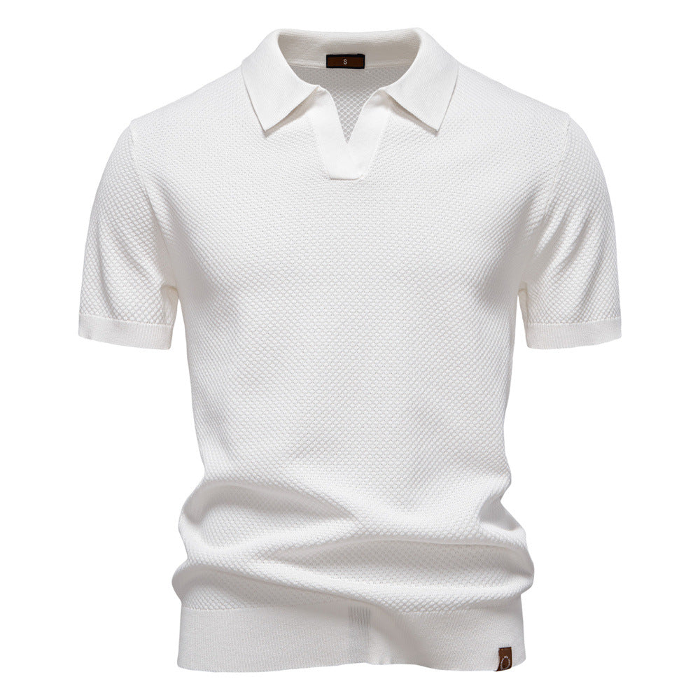 Viki® | Elegant short sleeve polo
