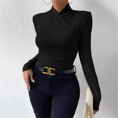 Viki - Elegant Wrap-Style Top