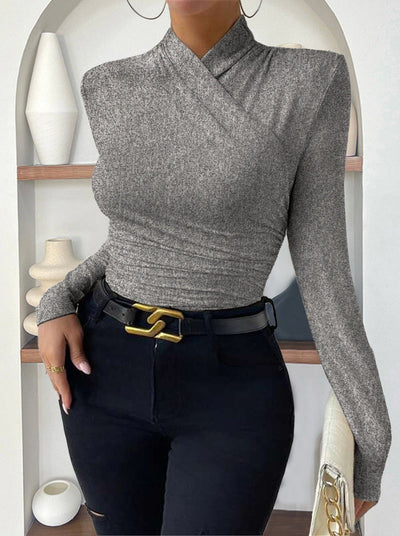 Viki - Elegant Wrap-Style Top