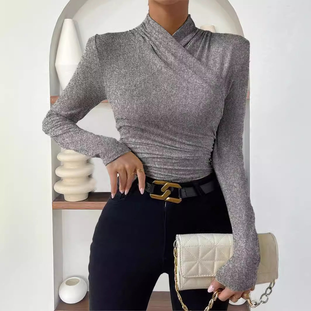 Viki - Elegant Wrap-Style Top