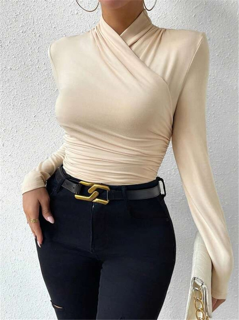 Viki - Elegant Wrap-Style Top