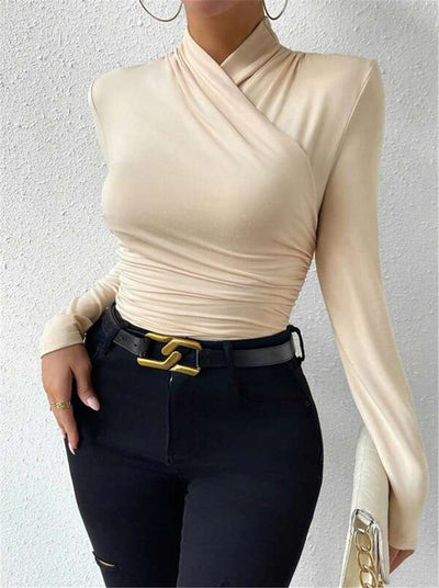 Viki - Elegant Wrap-Style Top