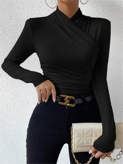 Viki - Elegant Wrap-Style Top