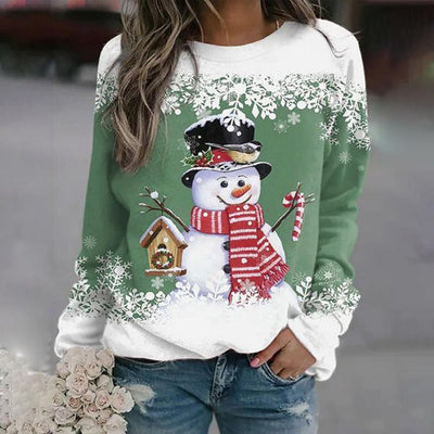 AUBREE | CHRISTMAS SNOWMAN PULLOVER