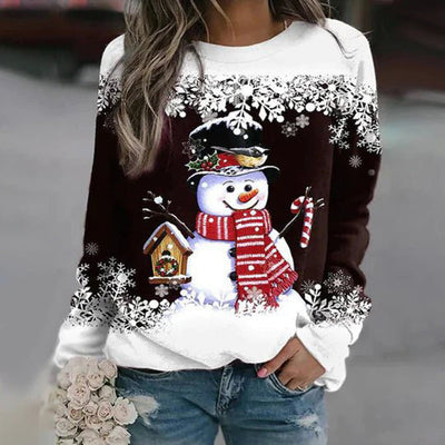 AUBREE | CHRISTMAS SNOWMAN PULLOVER