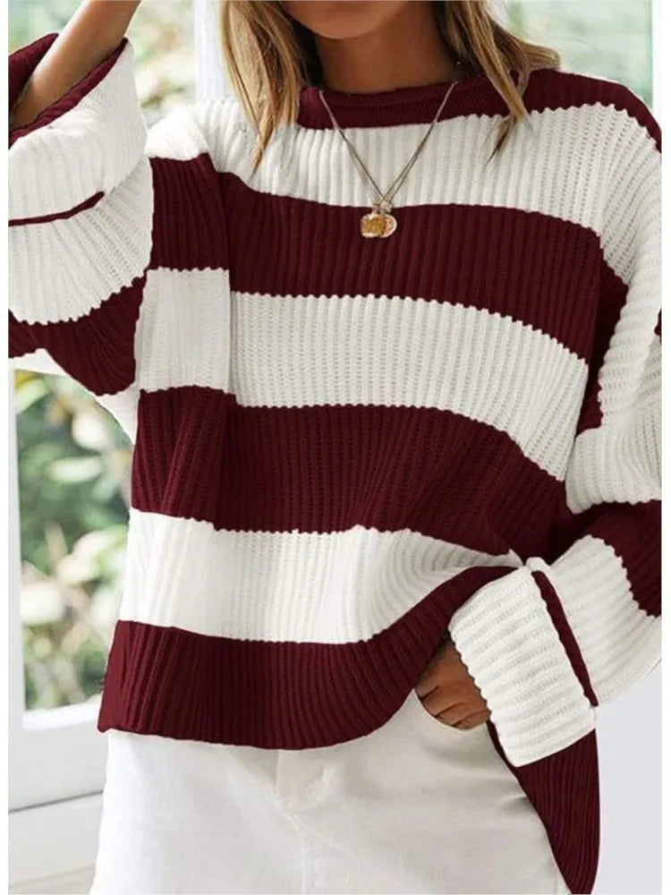 JANE | OVERSIZED STRIPED SWEATER