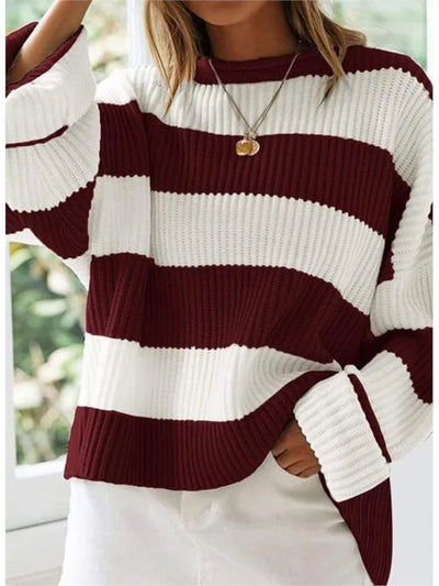 JANE | OVERSIZED STRIPED SWEATER