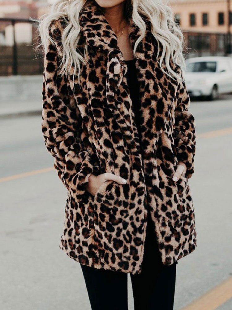 Sarah | Leopard Print Winter Jacket
