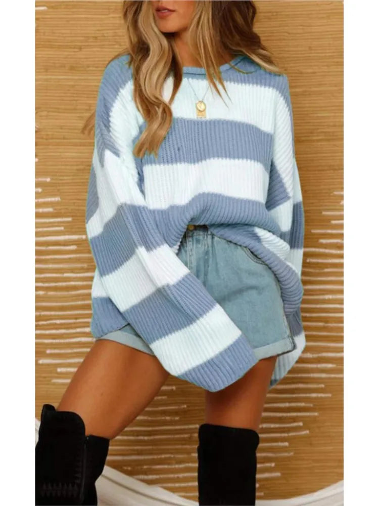 JANE | OVERSIZED STRIPED SWEATER