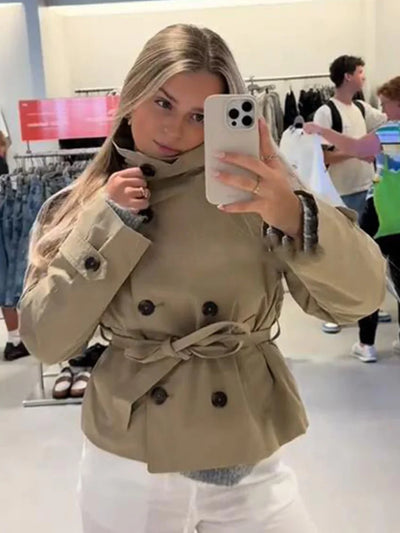 CASUAL COAT STAND COLLAR