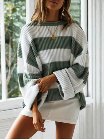JANE | OVERSIZED STRIPED SWEATER