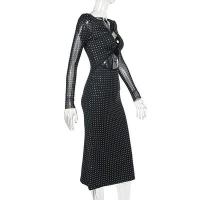 AURA | SEXY LONG SLEEVE DRESS