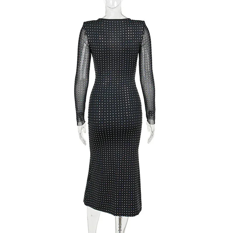 AURA | SEXY LONG SLEEVE DRESS