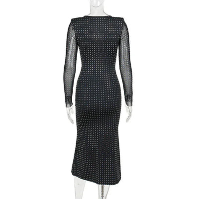 AURA | SEXY LONG SLEEVE DRESS