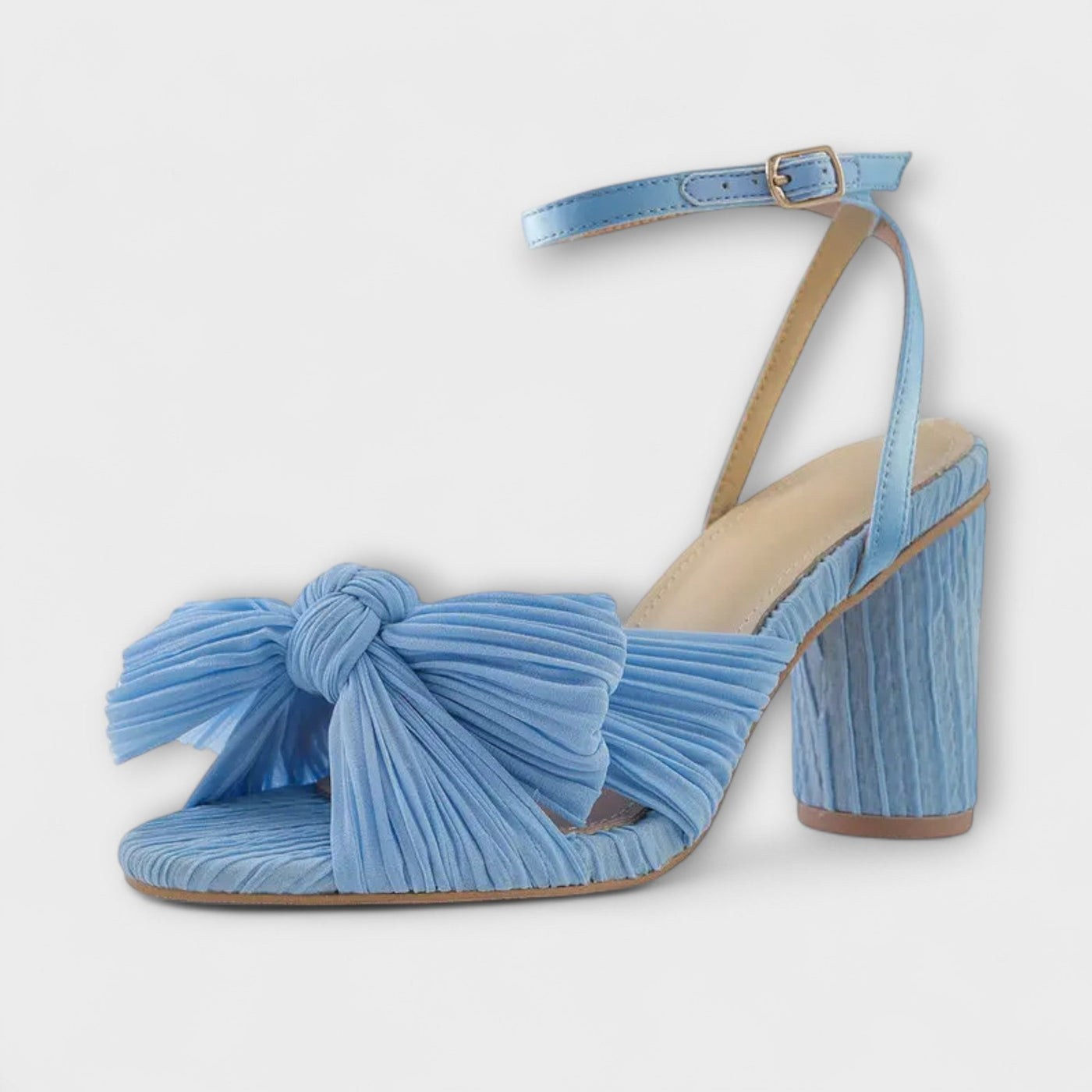 Viki - Sandals with a thick bow