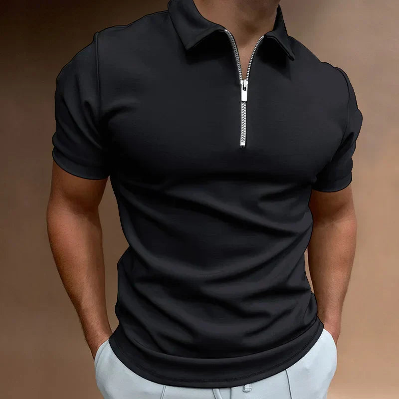 Viki® | Classic Zip Polo Shirt 2+1 Free