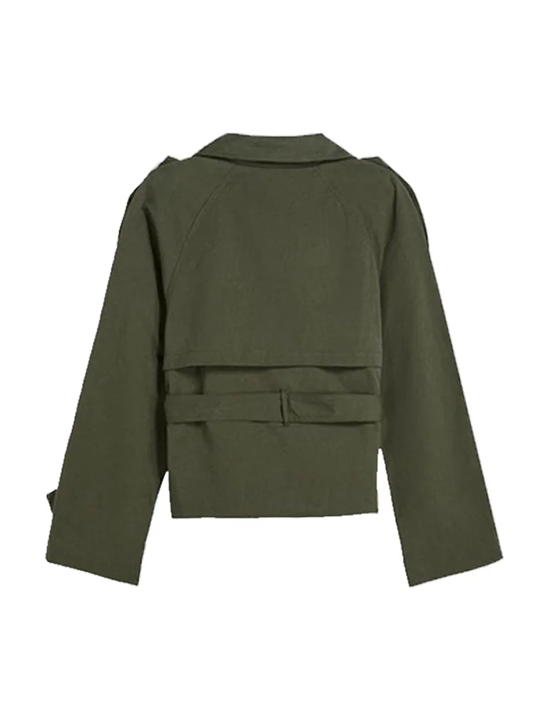 CHIC STAND COLLAR DOUBLE