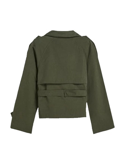 CHIC STAND COLLAR DOUBLE