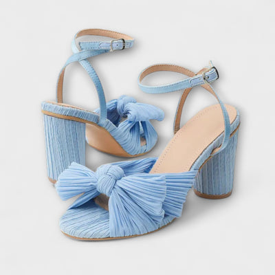 Viki - Sandals with a thick bow