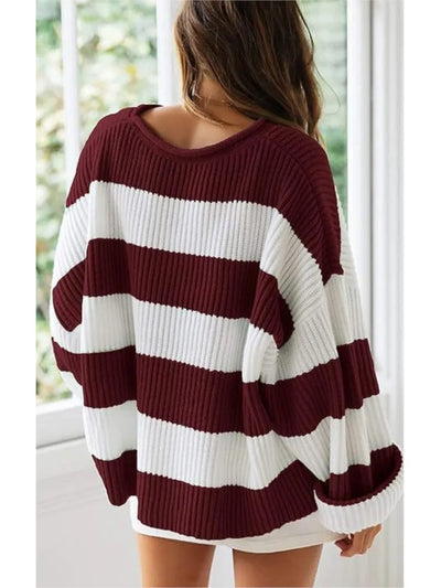 JANE | OVERSIZED STRIPED SWEATER