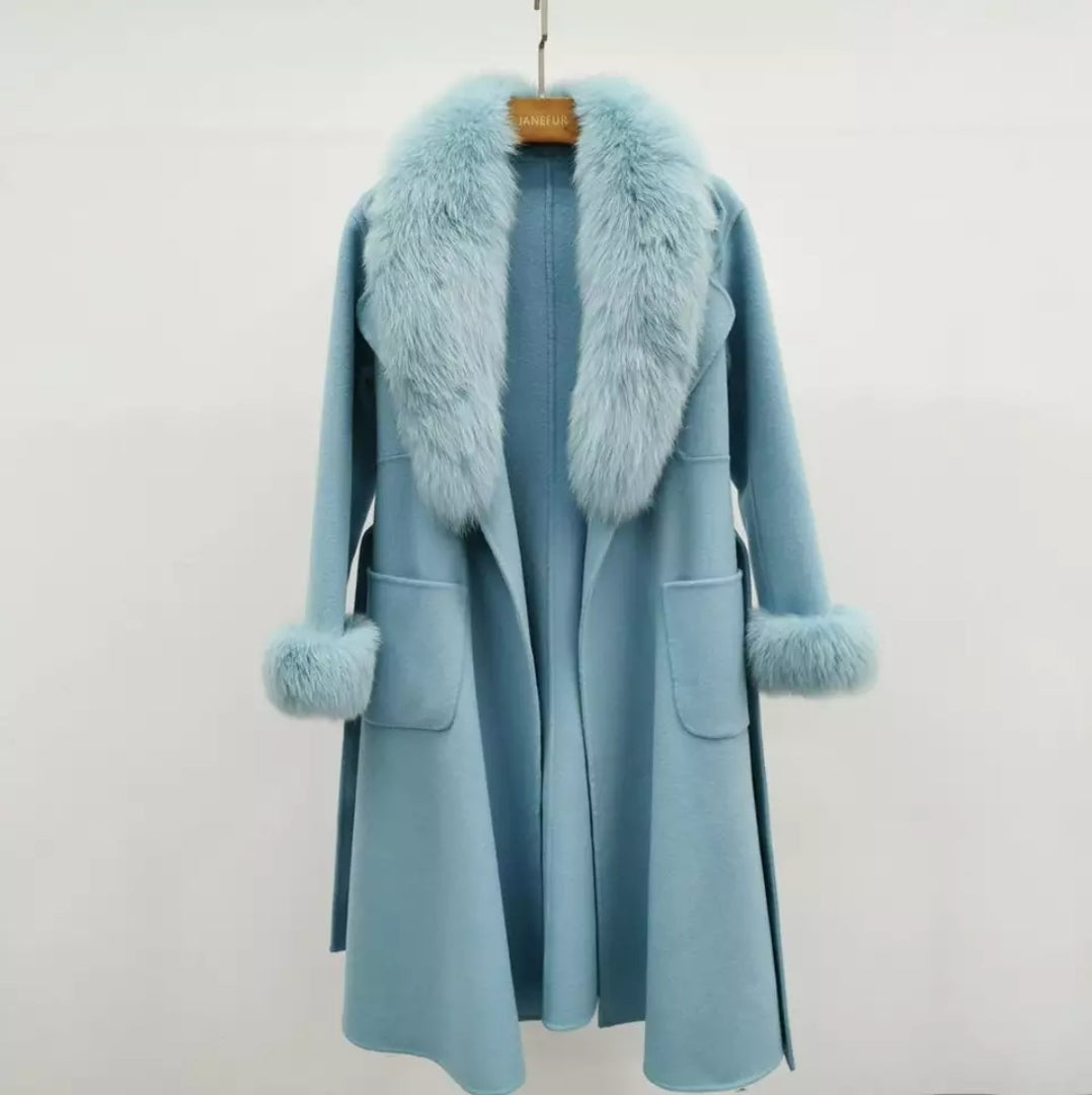 CANDY | CASHMERE FOX FUR COAT