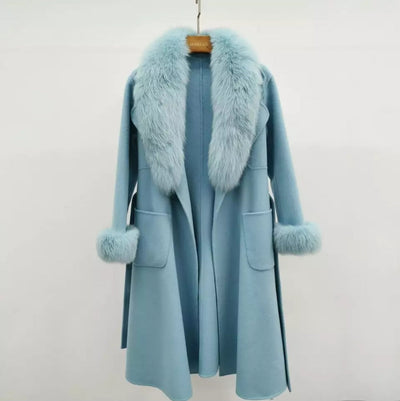 CANDY | CASHMERE FOX FUR COAT