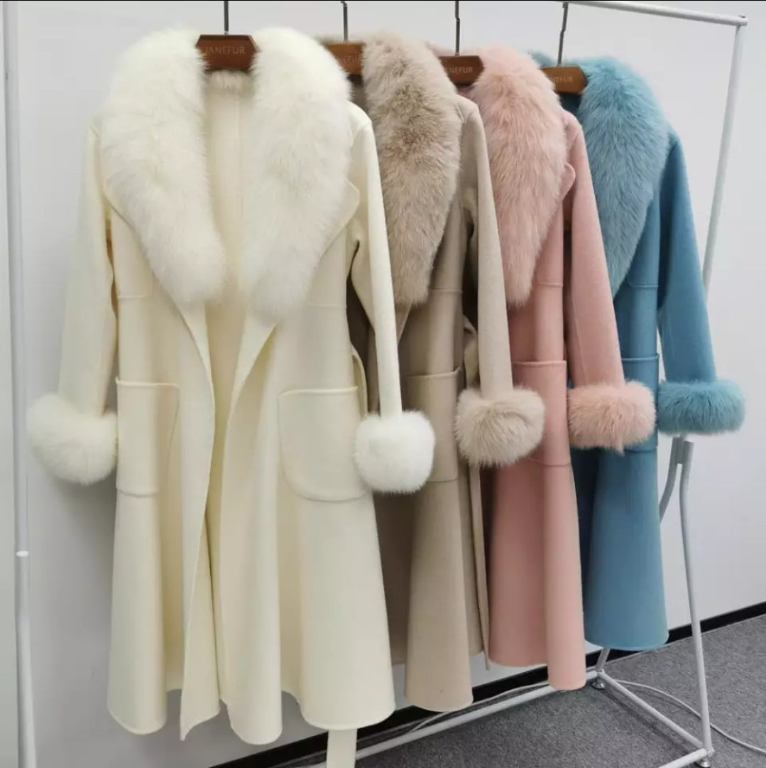CANDY | CASHMERE FOX FUR COAT