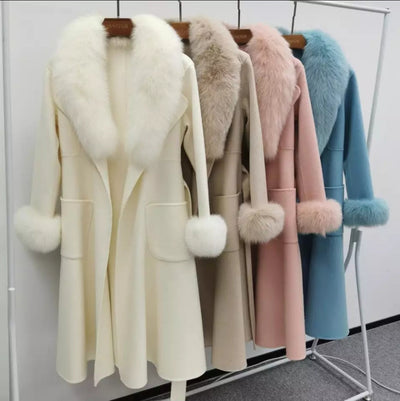 CANDY | CASHMERE FOX FUR COAT