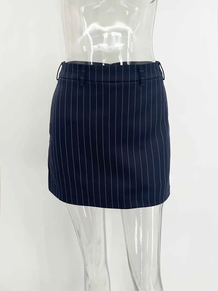 LUXURY V-NECK STRIPED COAT