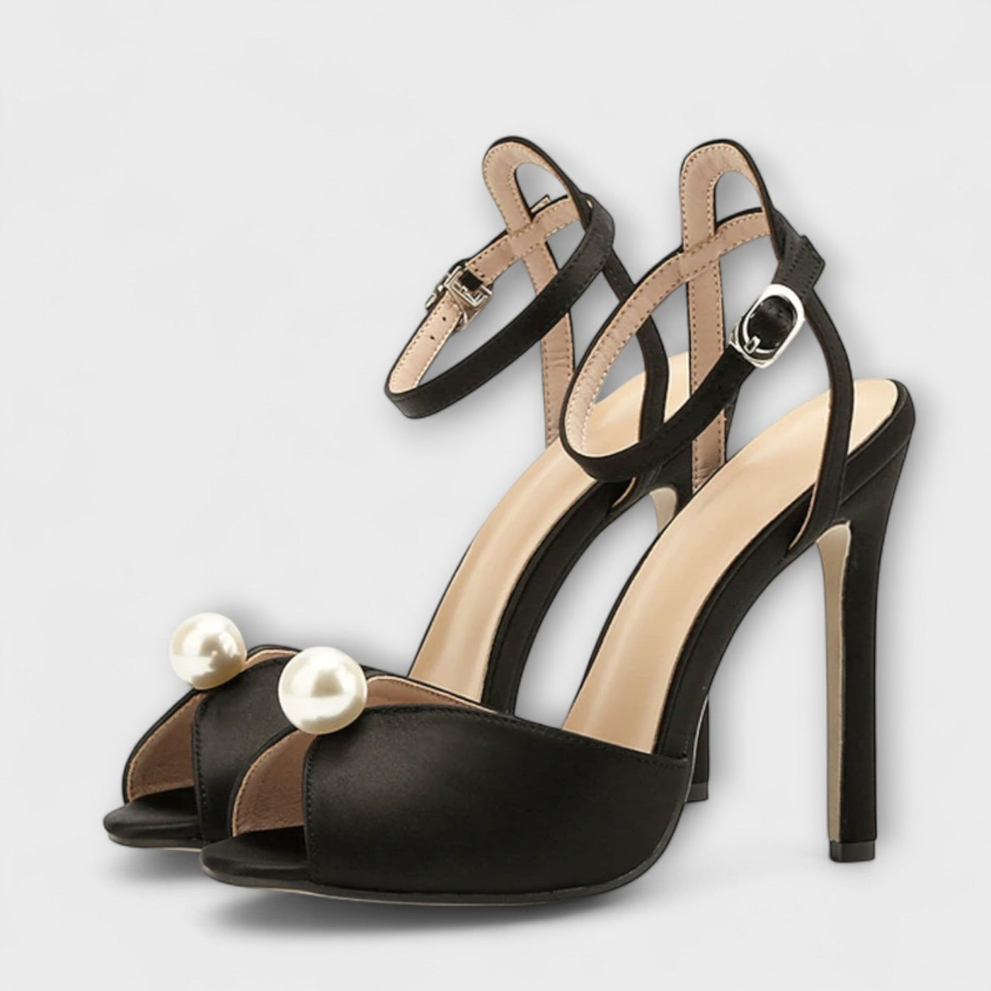 Viki -High quality comfortable silk peep toe